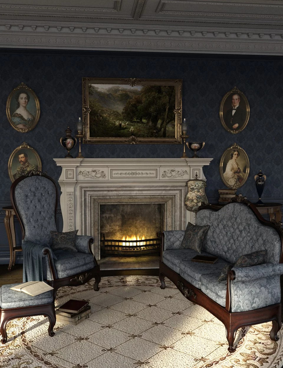 the-blue-room-iray-for-victorian-decor-2-and-3