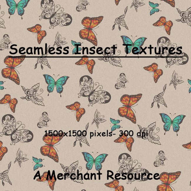 seamless-insect-patterns