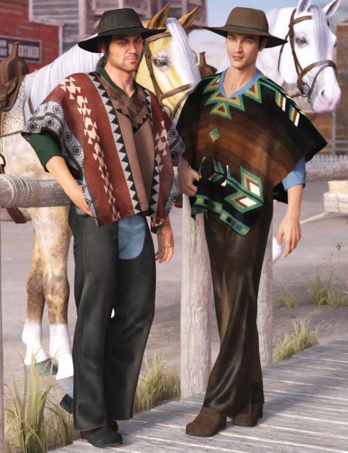 dforce-western-poncho-outfit-textures