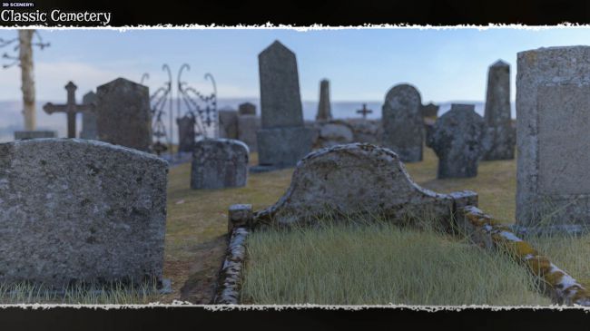 3d-scenery:-classic-cemetery