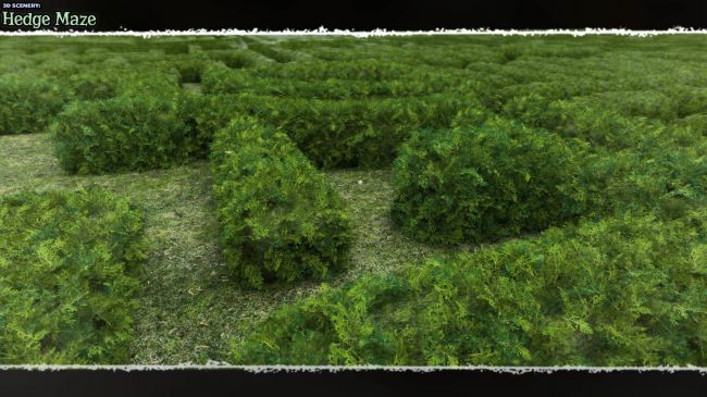 3d-scenery:-hedge-maze