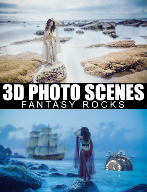 3d-photo-scenes-–-fantasy-rocks
