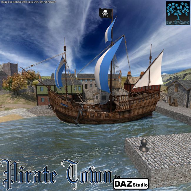 pirate-town-for-daz|studio