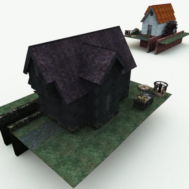 haunted-watermill-for-blender