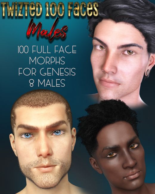 twizted-100-faces-males-for-genesis-8-males