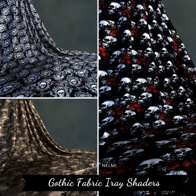 gothic-fabric-iray-shaders